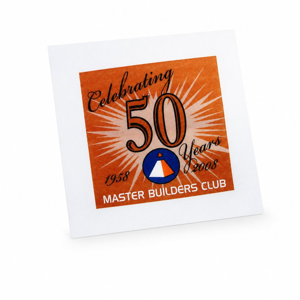 Branded Cocktail Napkins — Custom Printed Serviettes