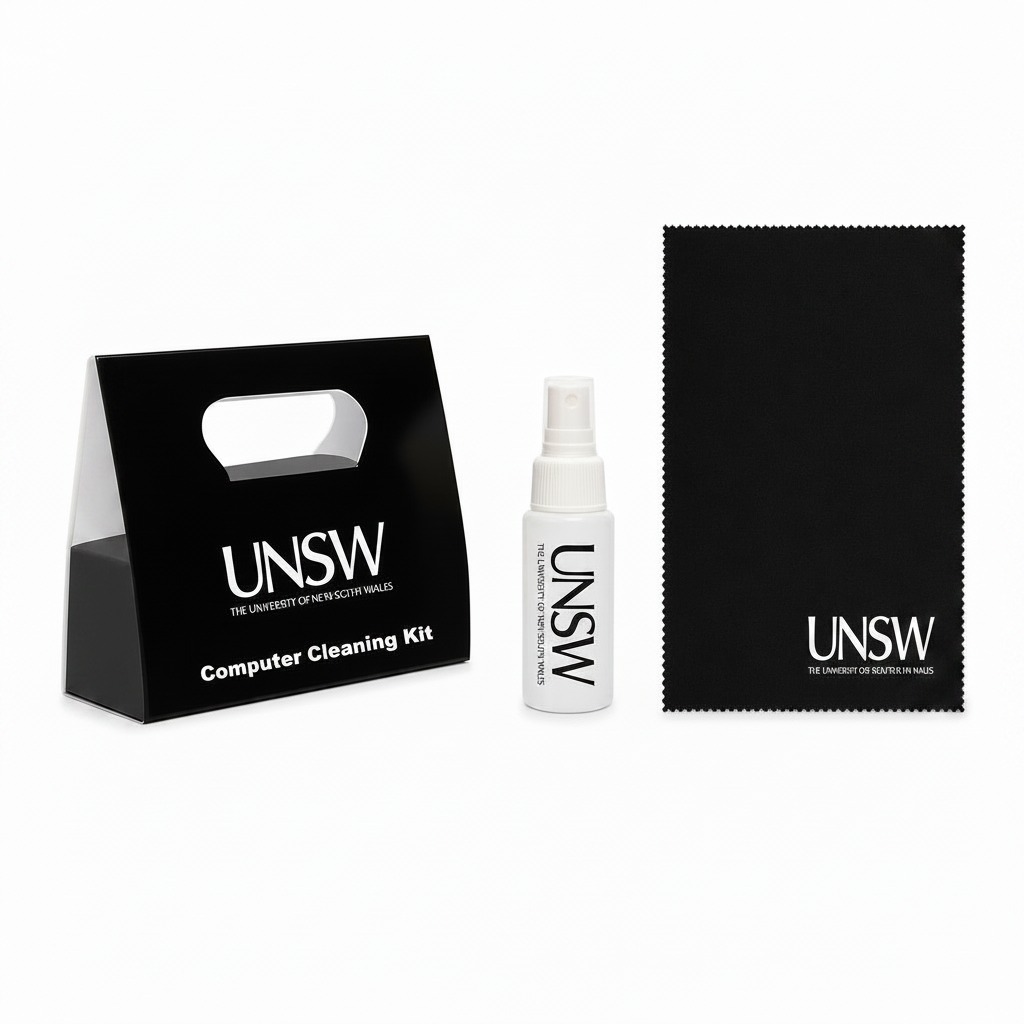 Branded Computer Screen Cleaner Set with Microfibre Cloth