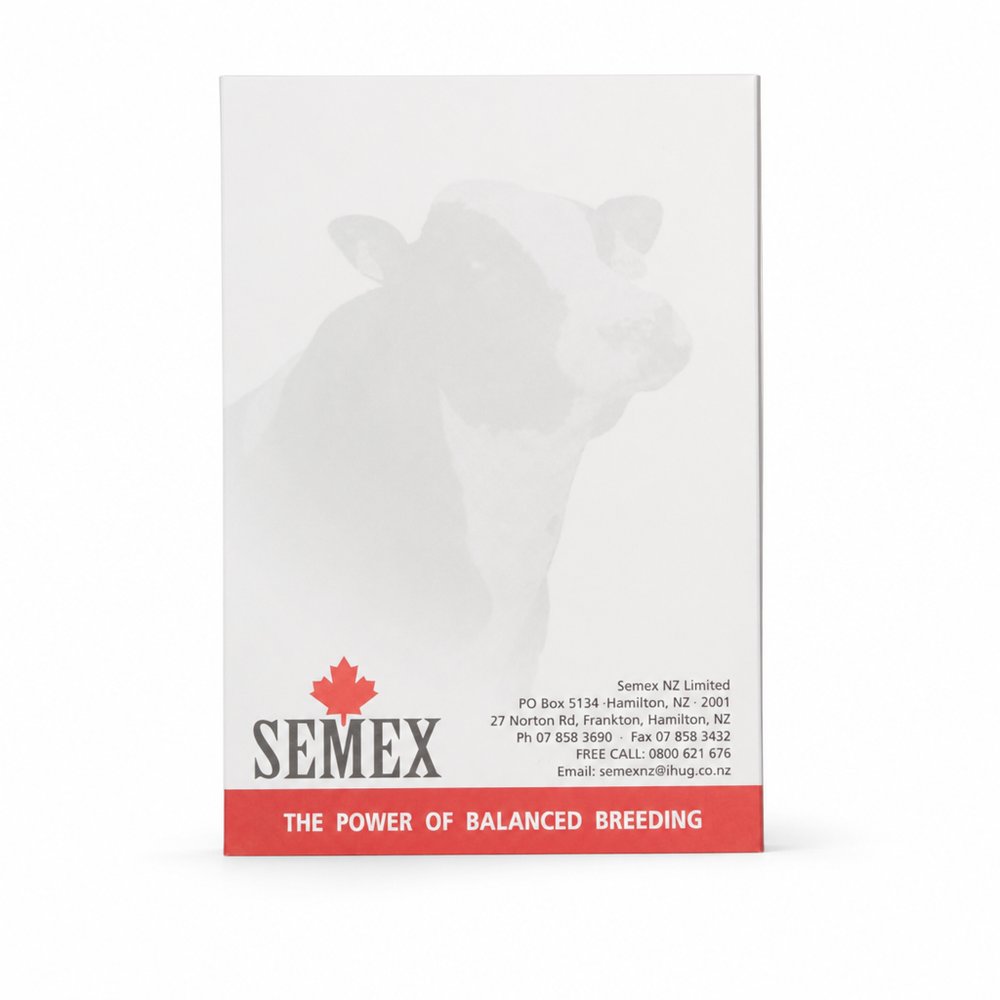 Custom A6 Notepad, 25 Pages — Branded Conference Pad