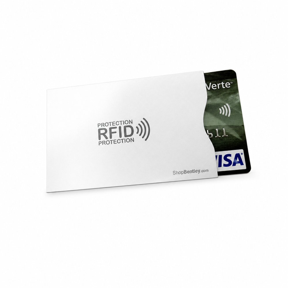 Custom Aluminium RFID Credit Card Blocking Sleeve