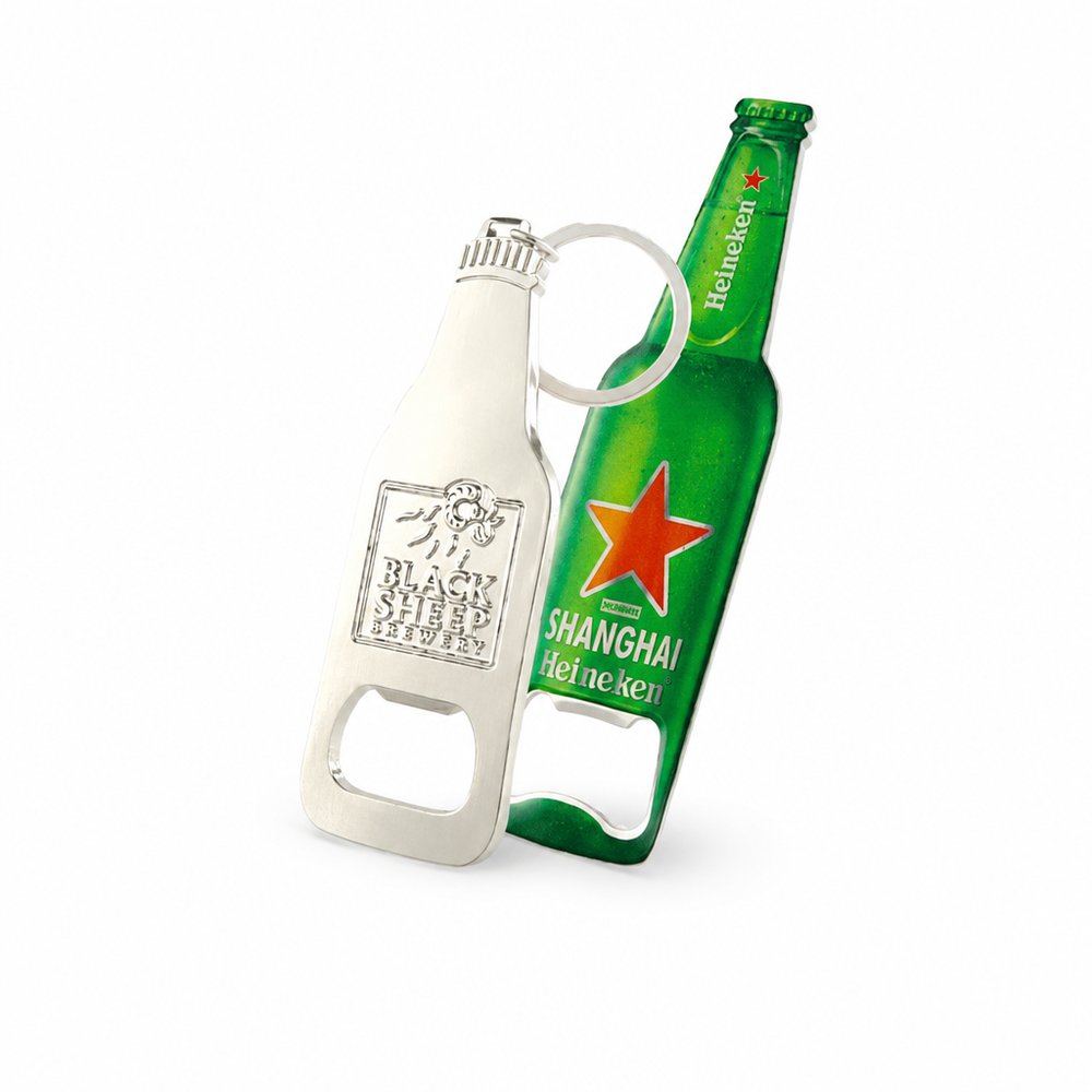 Custom Shape Bottle Openers, Branded Full-Colour