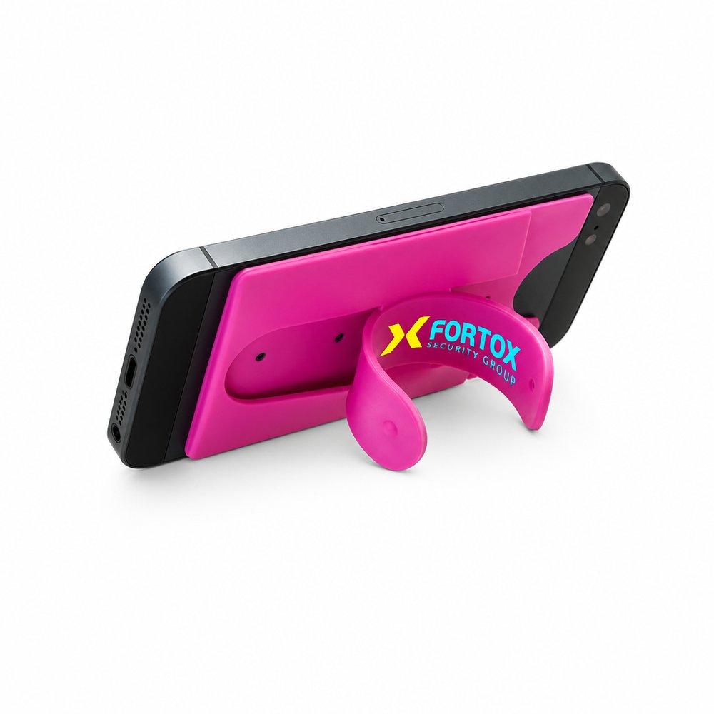 Silicone Phone Wallet & Stand with Custom Logo