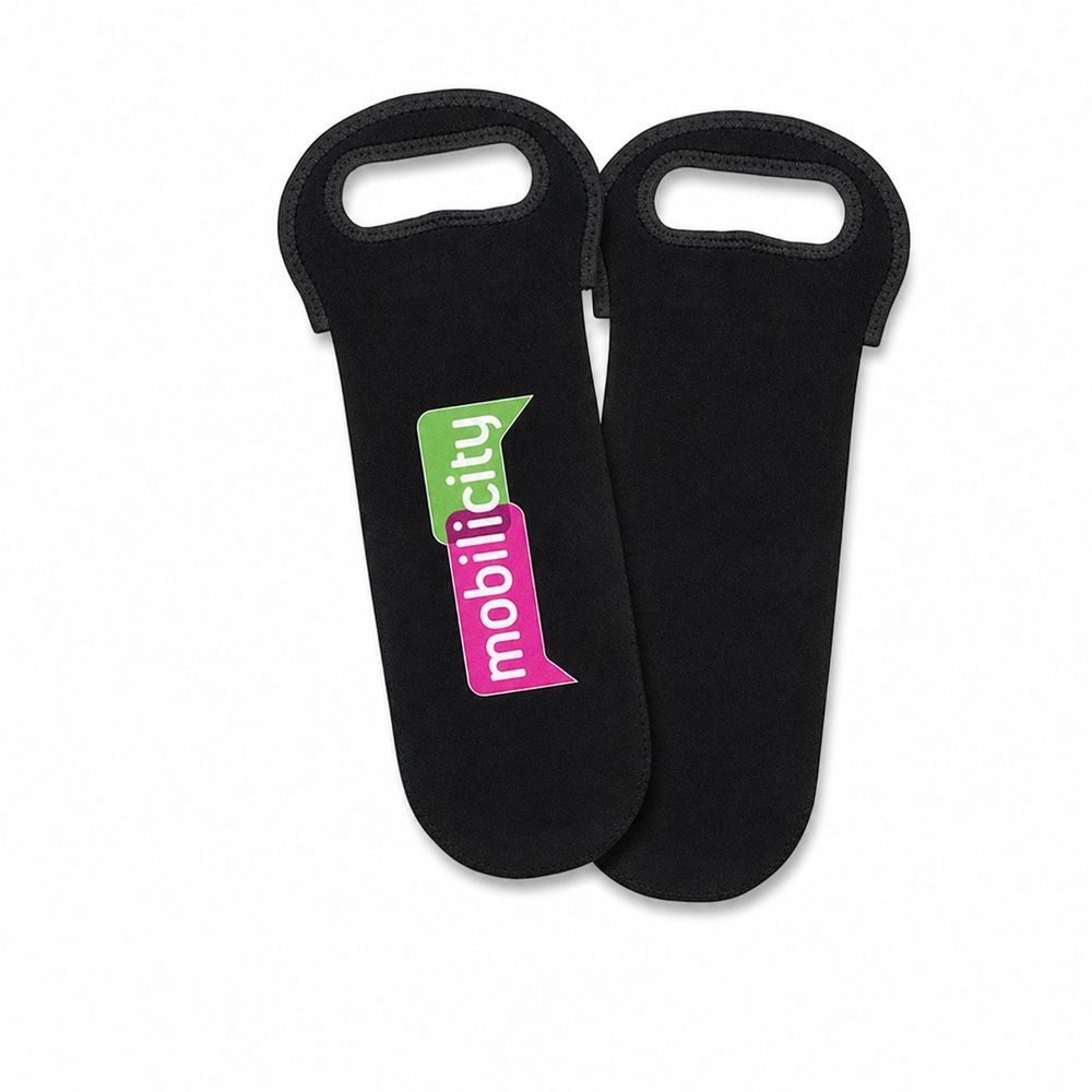 Branded Neoprene Wine Cooler Bag - Single Bottle