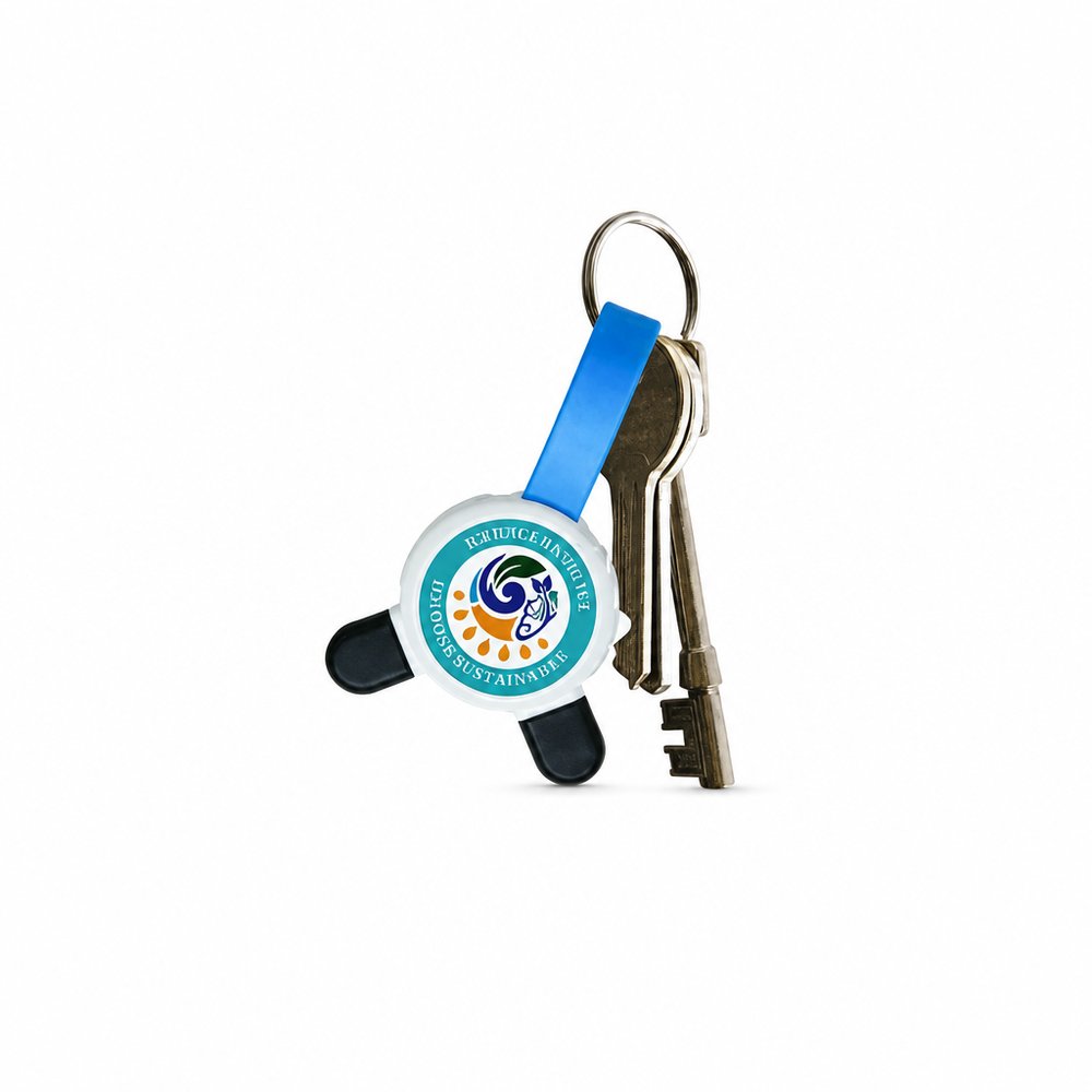 Panda Dual Connector Tech Charging Cable Keyring
