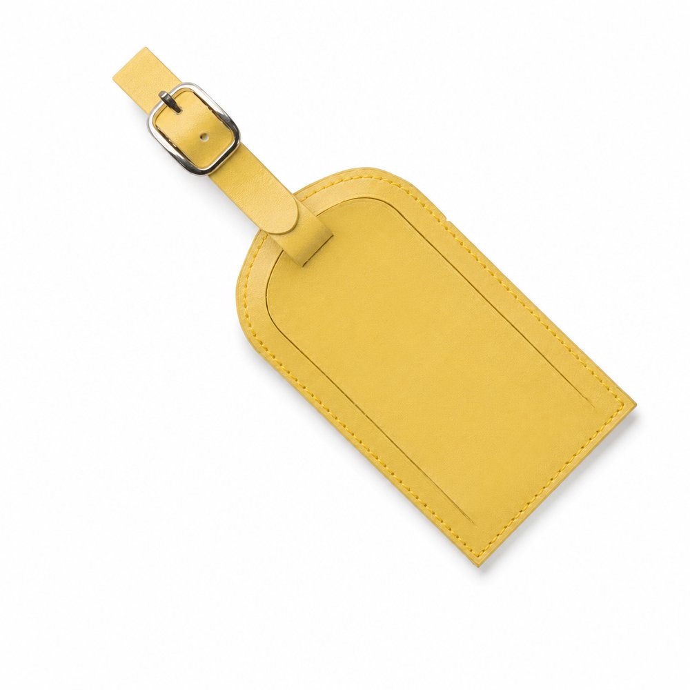 Louis Leather Luggage Tag — Custom Branded Travel Gift