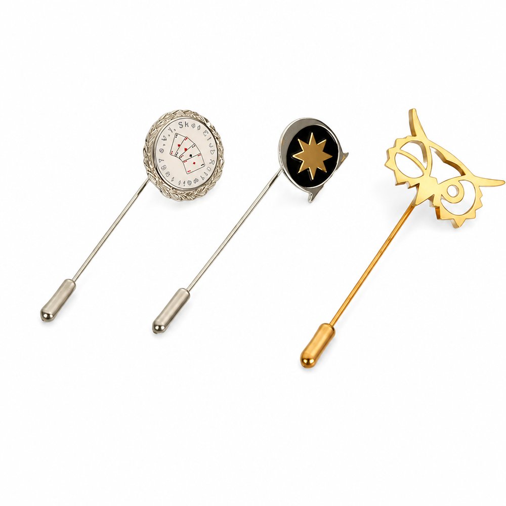 Custom Lapel Pin Badges — Enamel, Branded