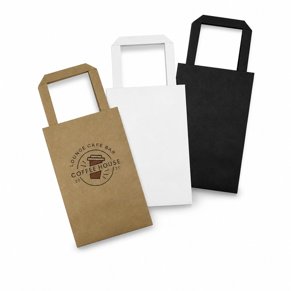 Small Paper Bags - Flat Handle (209 x 133mm)