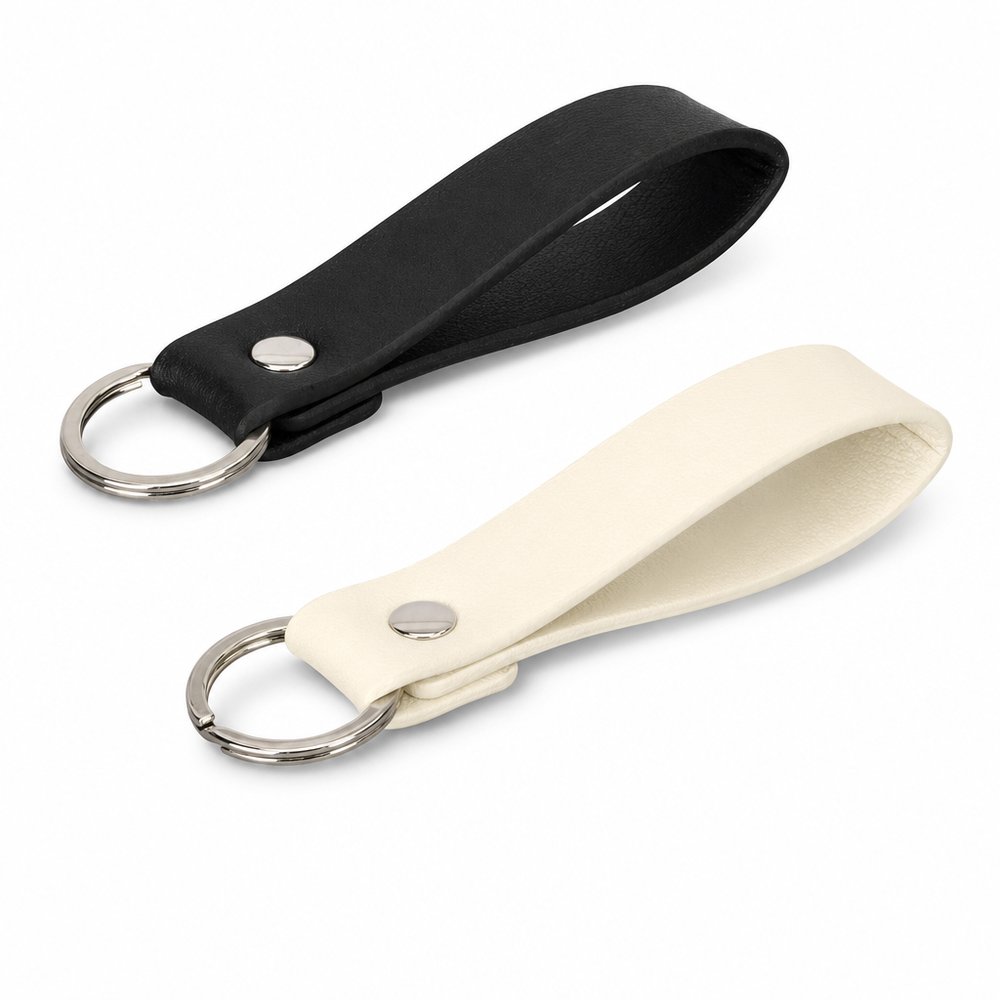 Leather Look Key Rings
