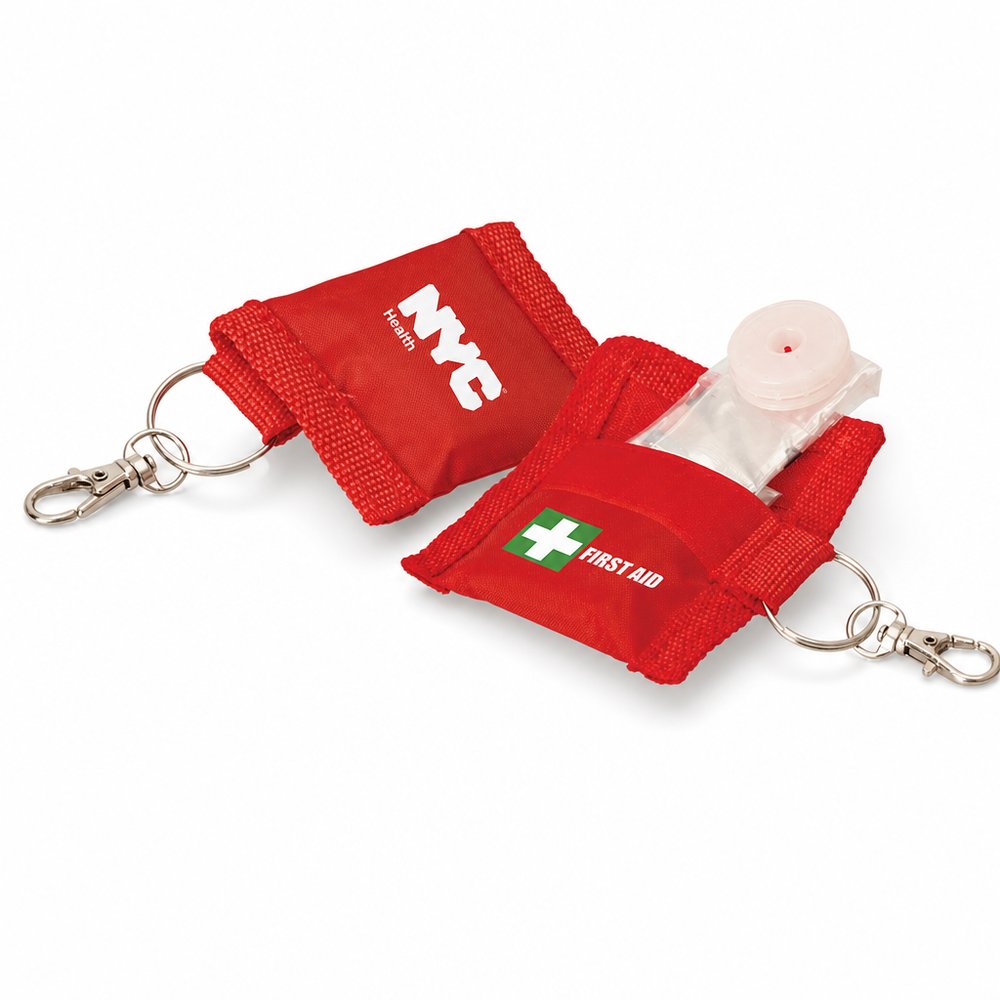 First Aid CPR Mask Keyrings