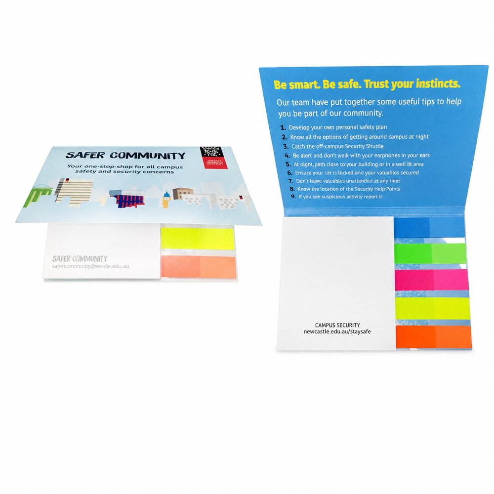 Sticky Note Booklets with Flag Sets
