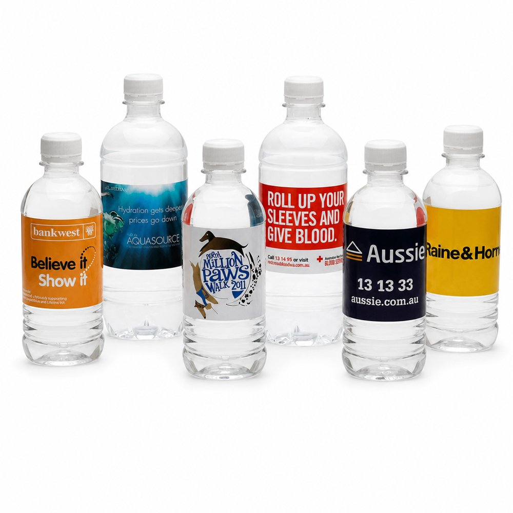 Custom Label Spring Water Bottles 600ml