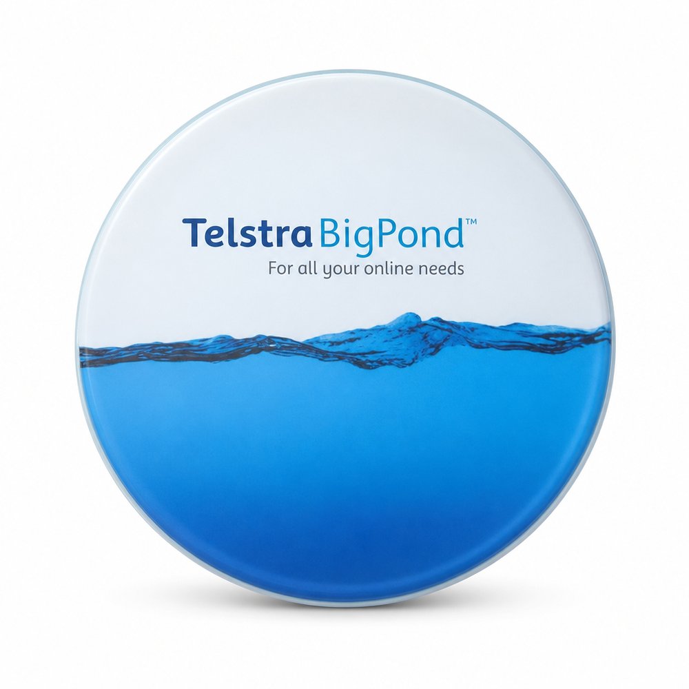 Liquid-Filled Custom Mouse Pad with Floating Logo
