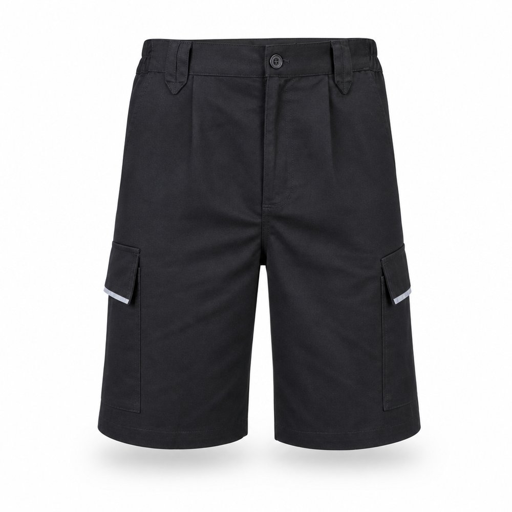 Work-Guard Action Shorts in Polycotton Twill