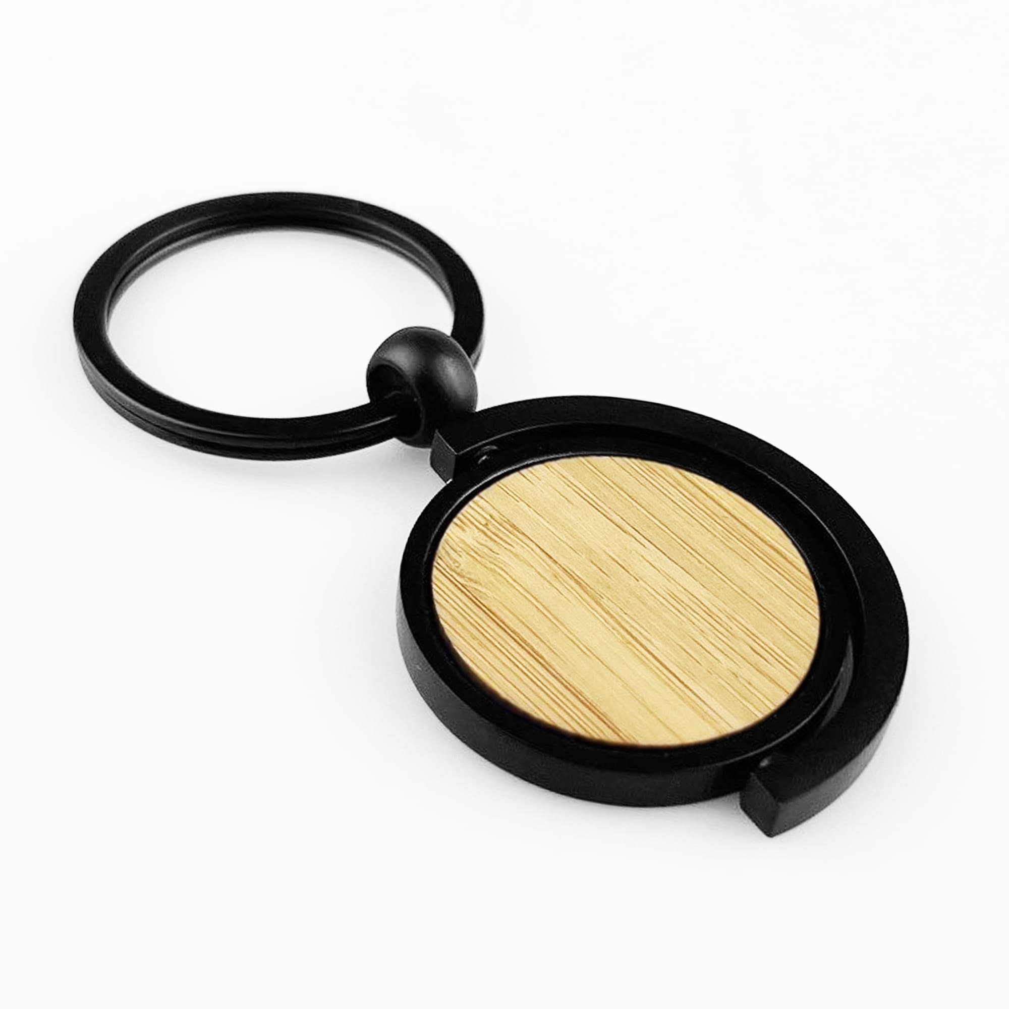 Thorndon Triple-Spinner Bamboo Keyring