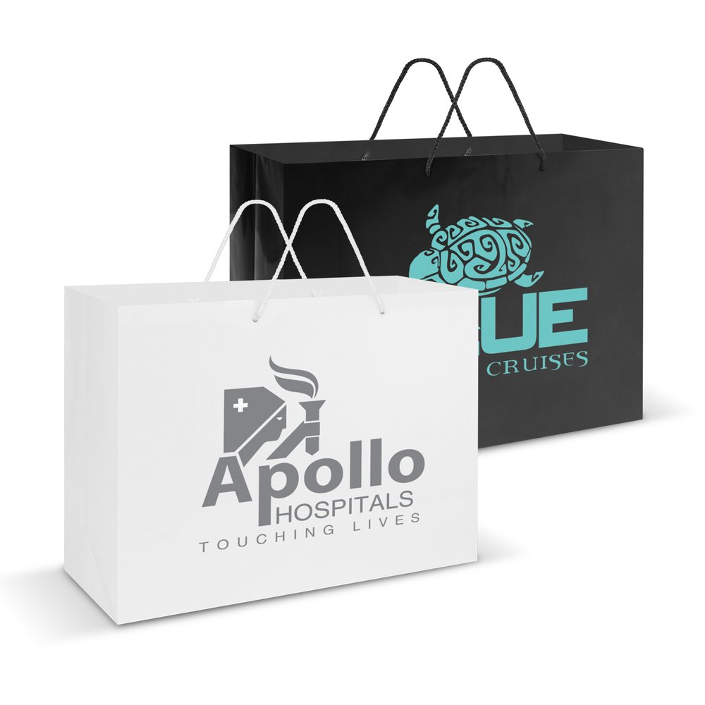 Extra Large Gloss Laminated Paper Bag with Rope Handles