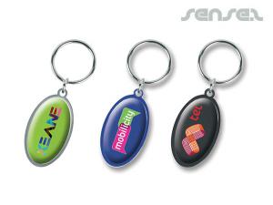 Promotional Oval Keyrings