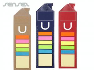 Promotional House Bookmarks and Sticky Notes