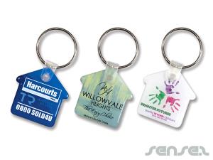 Promotional Flexible House Keyrings