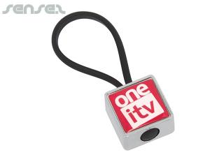 Promotional Mercus Keyrings Metal Square