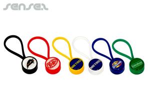 Promotional Colourful Mercus Plastic Keyrings