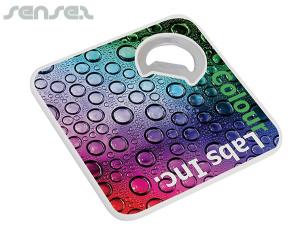 Promotional Full Colour Coasters and Bottle Openers