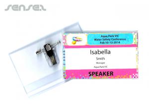 Promotional Business Card Size Badge