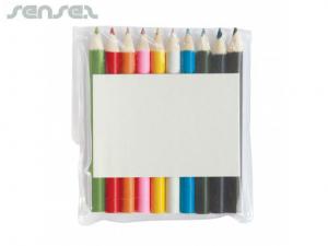 Promotional Jux 10 Coloured Pencils