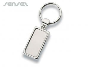 Promotional Nix Metal Rectangle Keyrings