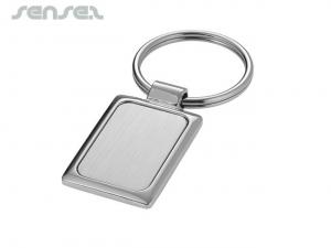 Promotional Argent Rectangle Keyrings