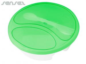 Promotional Veggie Plastic Round Salad Boxes