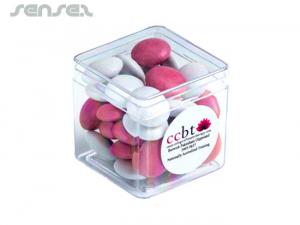 Promotional Cubes Filled With Choc Beans (60g)