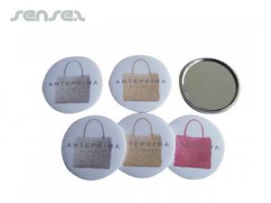 Promotional Tin Button Pocket Mirrors
