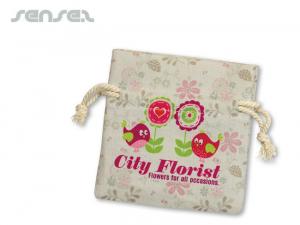 Cotton Drawstring Gift Bags (Small)