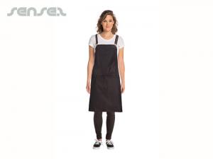 Promotional Metro Cross Back Aprons Black