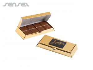 Promotional Noble Gold Bullion Chocolate Bars