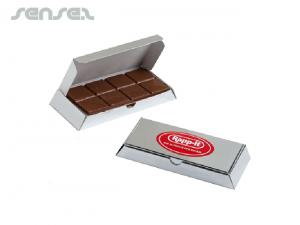 Promotional Silver Bullion Chocolate Bars