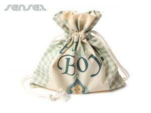 Promotional Full Colour Cotton Drawstring Bags (150gsm)