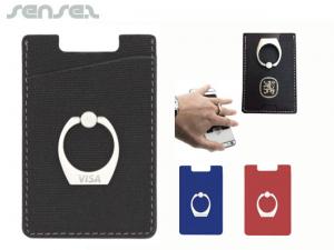 Promotional RFID Phone Wallets with Ring Stands