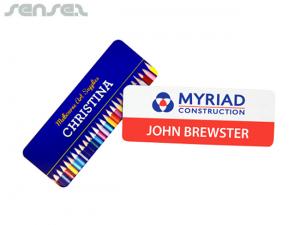 Promotional Staff Name Badges (Rectangular)