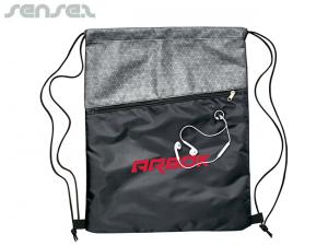 Chebok Drawstring Bags With Earphone Holes