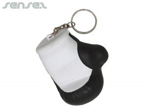 Promotional De Stress Boxing Glove Keyrings