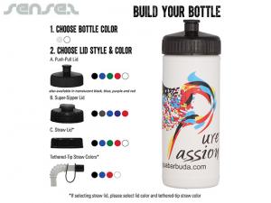 Promotional Full Colour BPA Free Water Bottles (500ml)