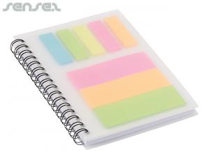 Promotional Natasha Notebook With Post It Notes