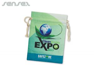Promotional Cotton Drawstring Gift Bags (Medium)