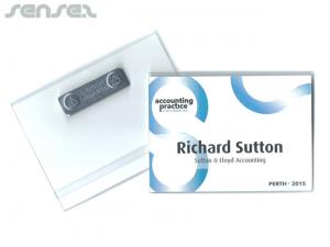 Promotional Event PVC Name Badge Holders