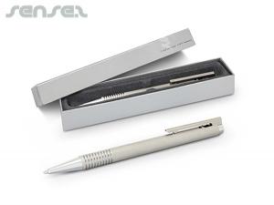 Brushed Steel LAMY Logo Pens