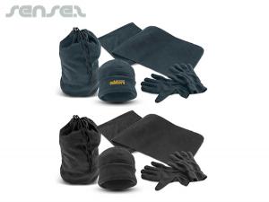 Promotional Polar Beanie, Scarf & Glove Sets