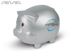 Promotional Piggy Banks (Silver)