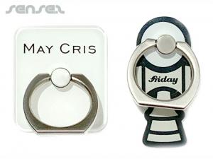 Promotional Custom Shaped Mobile Phone Ring/Stand Holders