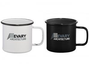Promotional Enamel Metal Mugs (470ml)
